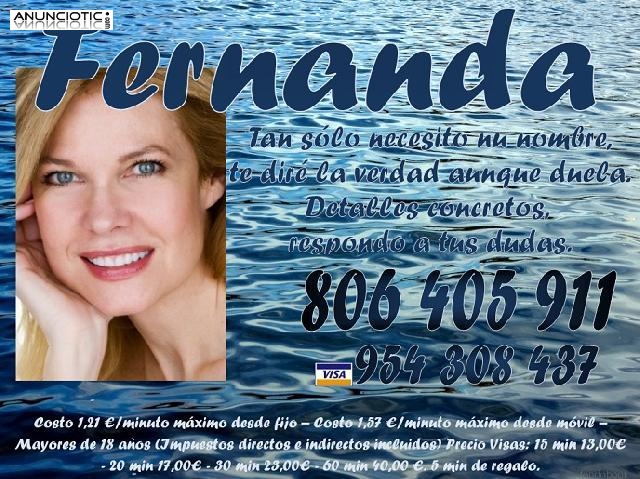 Fernanda Vidente 806 405 911 tarot econ&oacute;mico numerologia barato