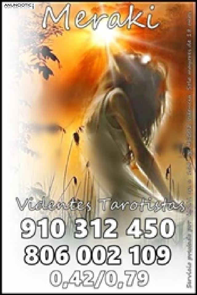 Tarot Meraki ,Especialistas en Tarot y Videncia  VISA desde 4 � 15 min. 7� 