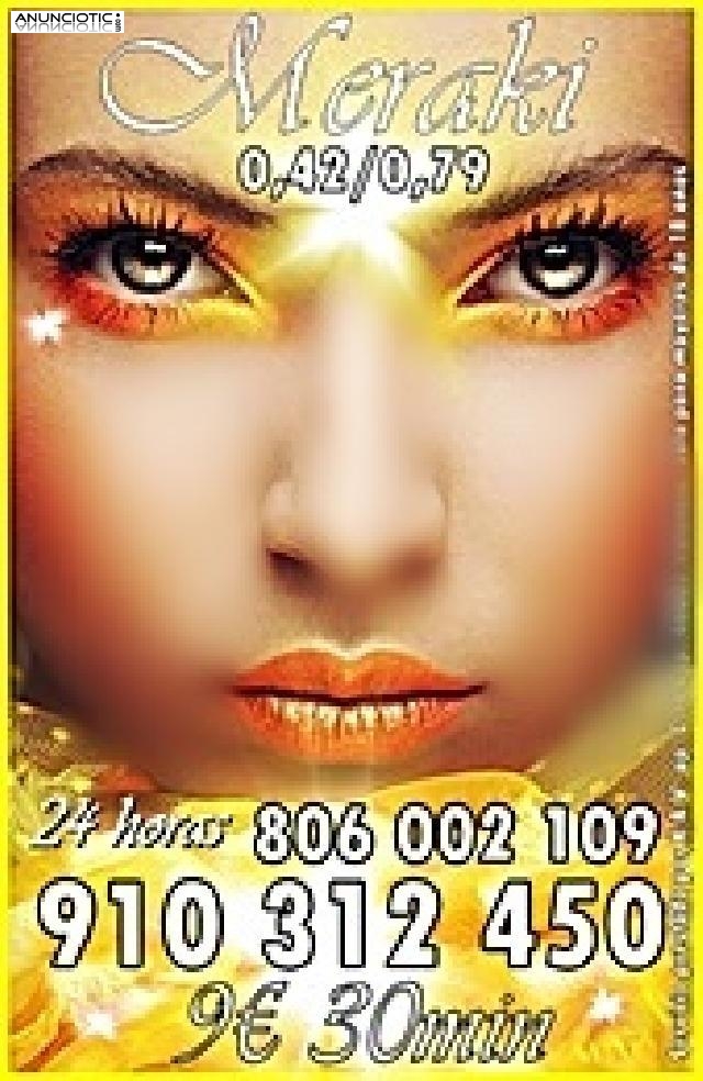 Videncia Pura y Tarot telef&oacute;nico visa las 24 horas 4� 15 min. 9� 30min. 91