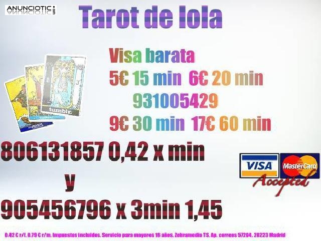 TAROT BARATO POR VISA BARATA 6� X 20 MIN 931005429 O 905456796 1,45X 3 MIN