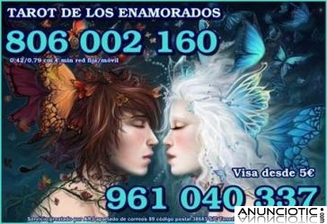 NUEVO TAROT DE LOS ENAMORADOS SOLO 0,42 CM MIN. OFERTA VISA 10� 20 MIN.