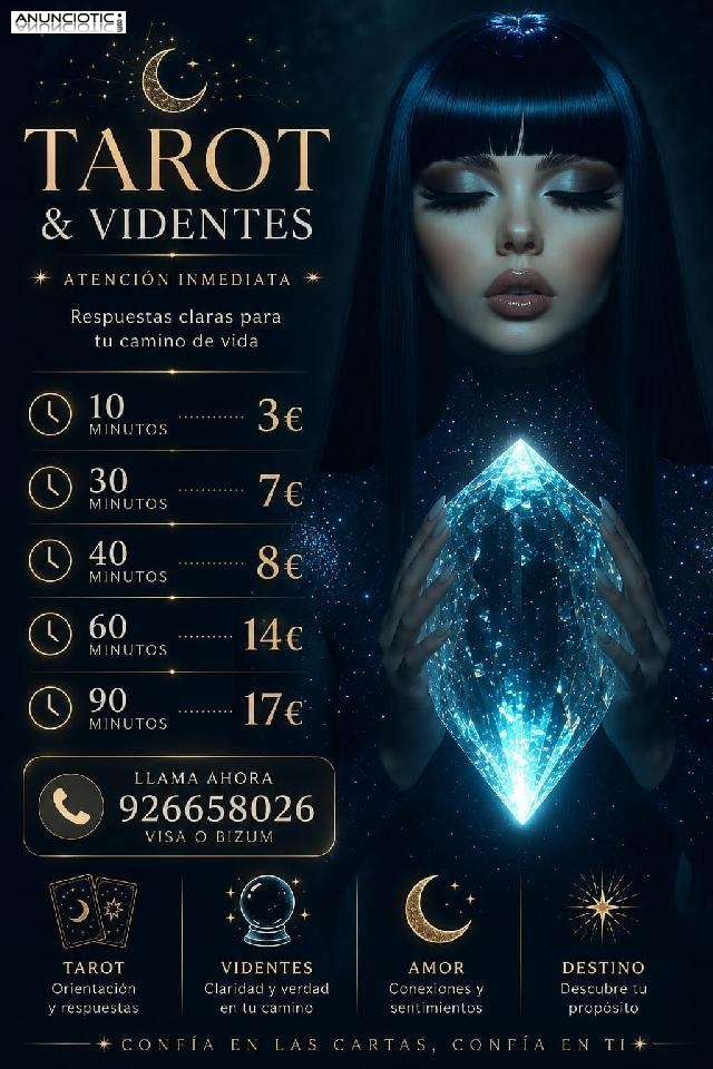 TAROT Y VIDENTES 40 MIN 8�