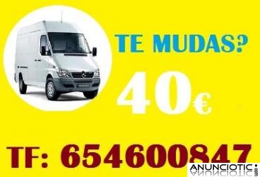 FURG&Oacute;N + 2 MOZOS ((60EU/HRA) **654-6008-47**
