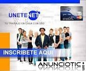 trabaja desde casa importante compa&ntilde;ia unetenet
