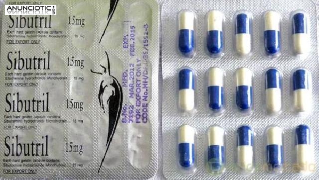 Sibutril 15mg Sibutramina Meridia 30 C&aacute;psulas