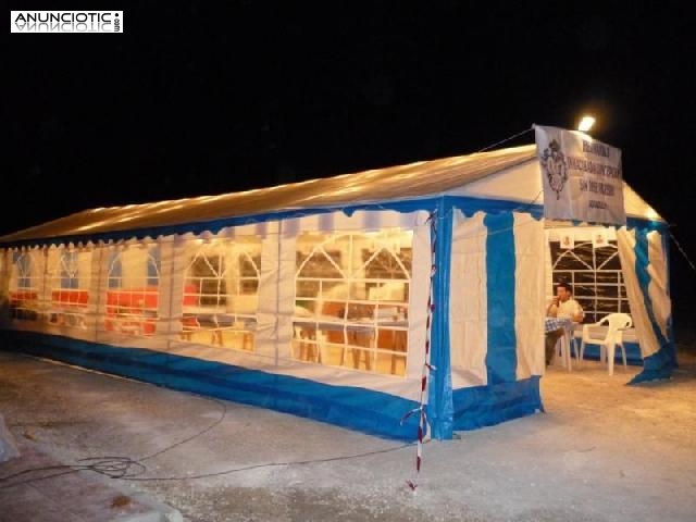 Vendo carpas econ&oacute;micas 5x12