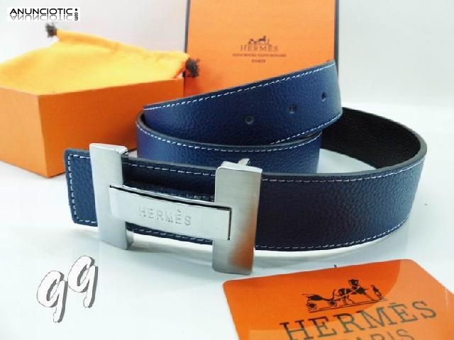 Hermes.DG.LV.Burberry.GUCCI.CK.cintur&oacute;n de piel. 25euros