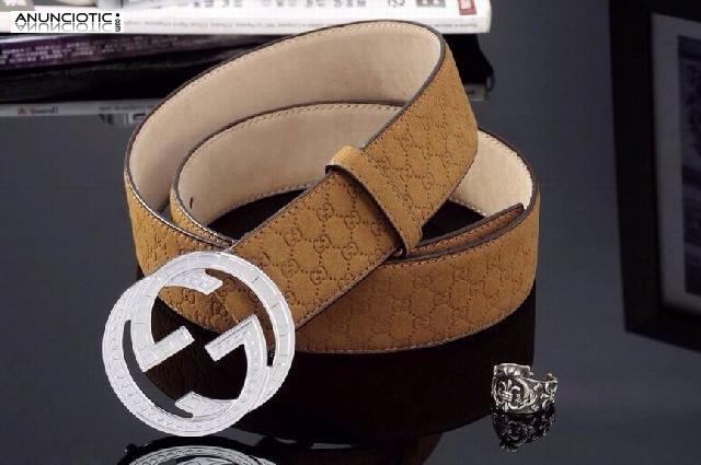 Hermes.DG.LV.Burberry.GUCCI.CK.cintur&oacute;n de piel. 25euros