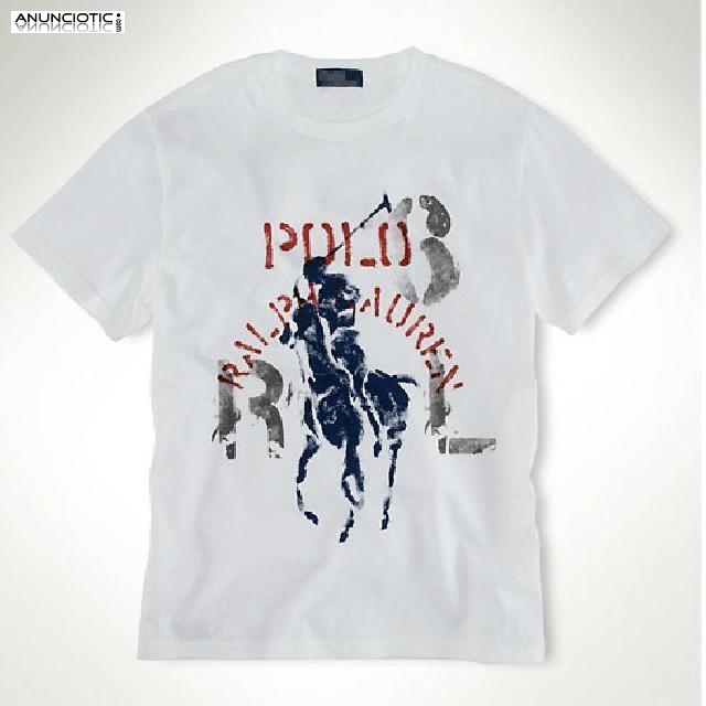  s&oacute;lo � 16 para lv, rmaani, polo, burberry, ed hardy t-shirt 