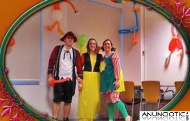 FIESTAS DE CUMPLEA&Ntilde;OS CON PAYASOS Y ANIMADORES MURCIA CARTAGENA