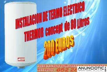 instalacion de termo electrico 80 litros 200 euros murcia