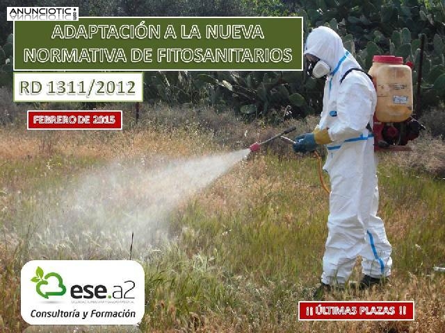 CURSO DE ADAPTACI&Oacute;N A LA FORMACI&Oacute;N DE FITOSANITARIOS. RD 1311/2012