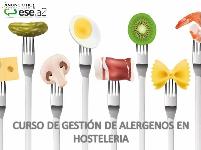 CURSO DE GESTI&Oacute;N DE ALERGENOS EN HOSTELER&Iacute;A.