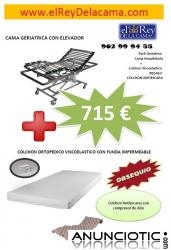 Cama ortop&eacute;dica motorizada al mejor precio.