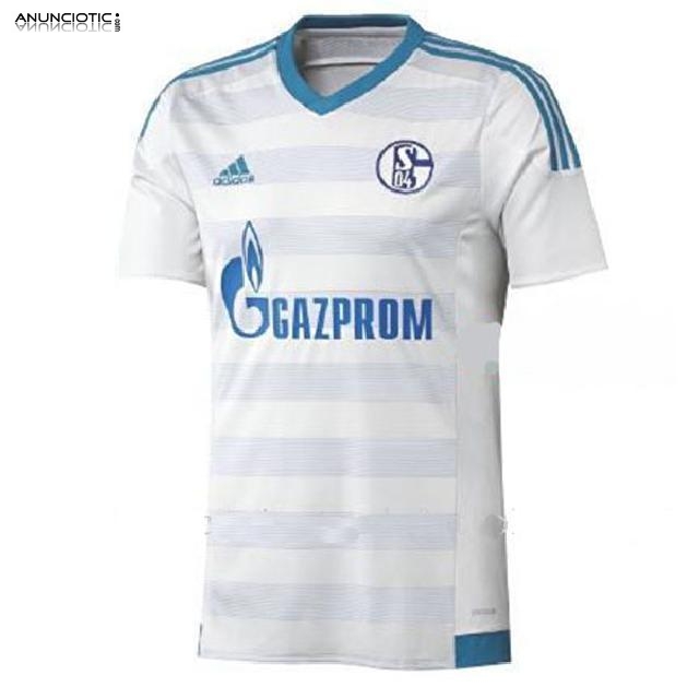 Camiseta Schalke 04 baratas 2015 2016 Segunda