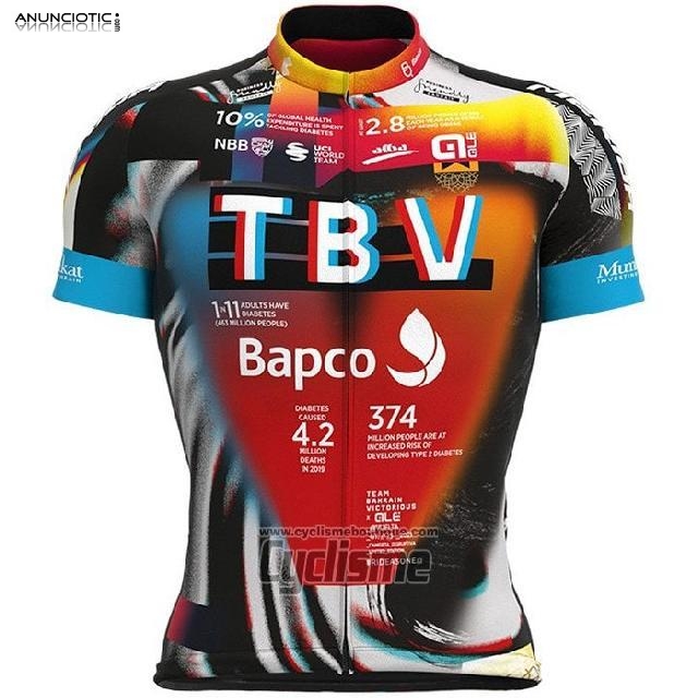 Achetez des v&ecirc;tements de cyclisme de qualit&eacute; Bahrain Victorious