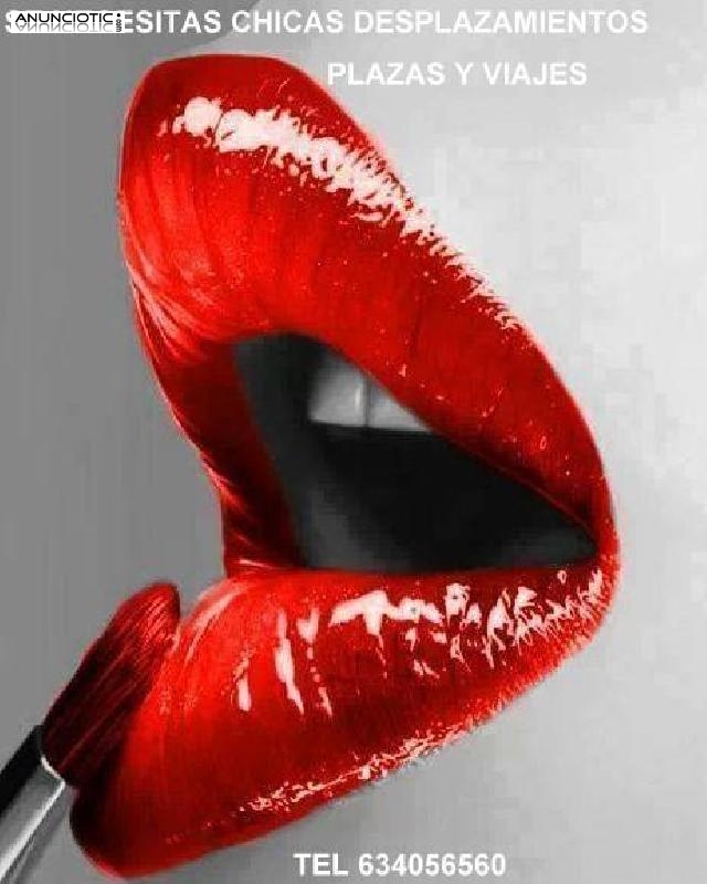 SE NECESITAN CHICAS PARA PLAZA Y VIAJAR POR ESPA&Ntilde;A