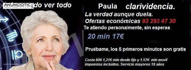 Tarot Paula, Clari vidente. Alta precisi&oacute;n, Fechas exactas, 17�