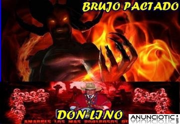 BRUJO NEGRO DON LINO / CON PACTO DEMON&Iacute;ACO / TUMBA A TU RIVAL Y TE DA EL AMOR DE TU PAREJA