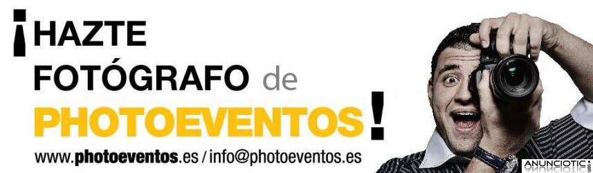 Trabaja como fot&oacute;grafo en Photoevento.es