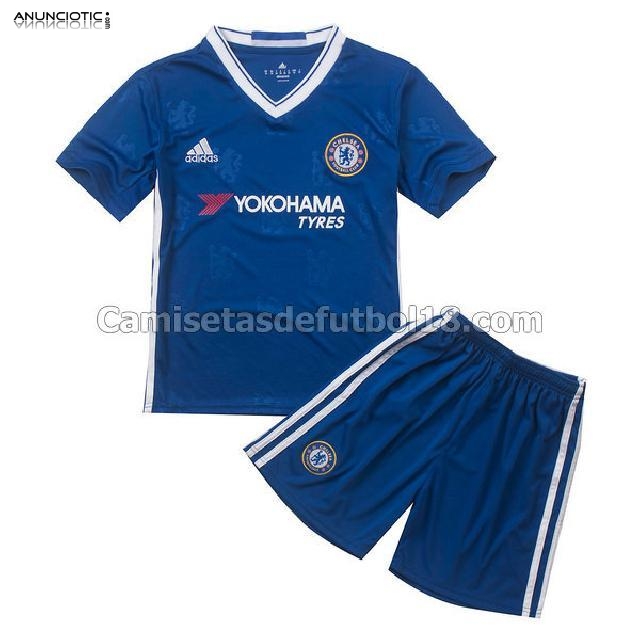 camiseta chelsea nino 2016-2017 primera equipaci&oacute;n