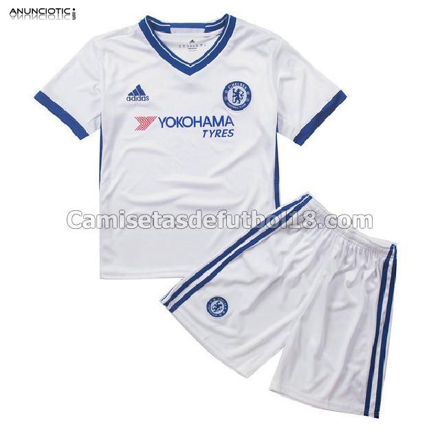 camiseta chelsea nino 2016-2017 primera equipaci&oacute;n