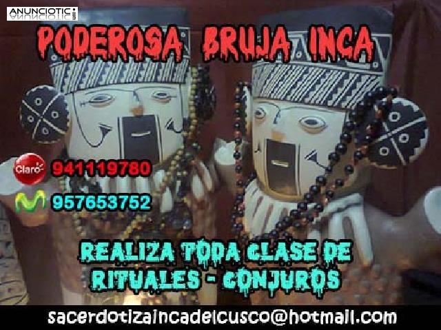 AMARRES SOLO CON FOTO &Uacute;NICOS EN EL MUNDO BRUJA INCA