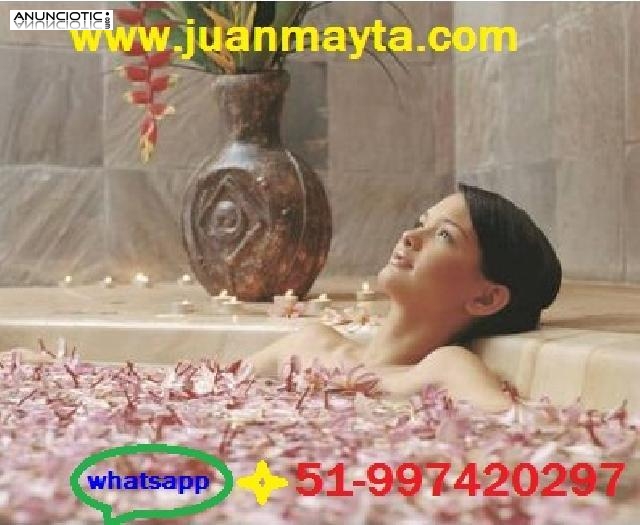 Ba&ntilde;os de florecimiento para el amor,dinero y salud