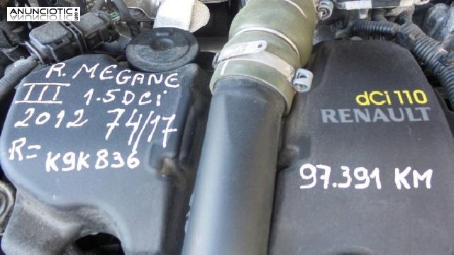 137223 motor renault megane iii