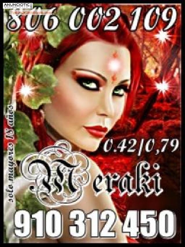 TAROT MERAKI LINEA 806002109  Y VISA 9� 30 MIN.910312450