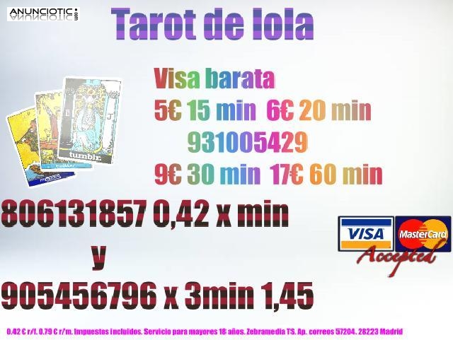  Tarot por visa 6� x 20 min barato 931005429