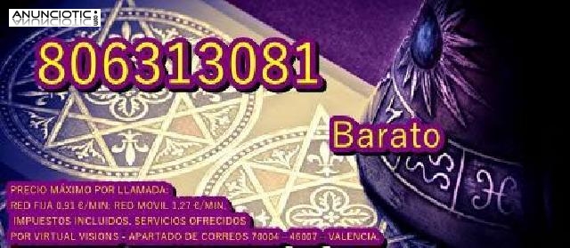 TAROT MUY ECONOMICO 3� X 10 MIN BIZZUM Y 806313081 AMOR