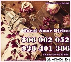 TAROT ECONOMICO AMOR DIVINO 0,42 CM MIN. VISAS desde 5� 