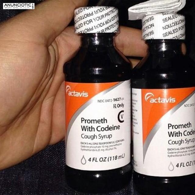Actavis Promethazine con Codeine jarabe para la tos púrpura