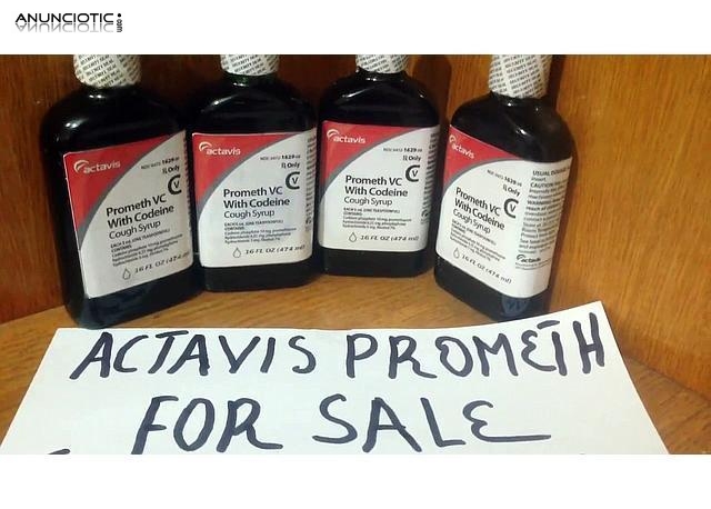 Actavis Promethazine con Codeine jarabe para la tos p&uacute;rpura