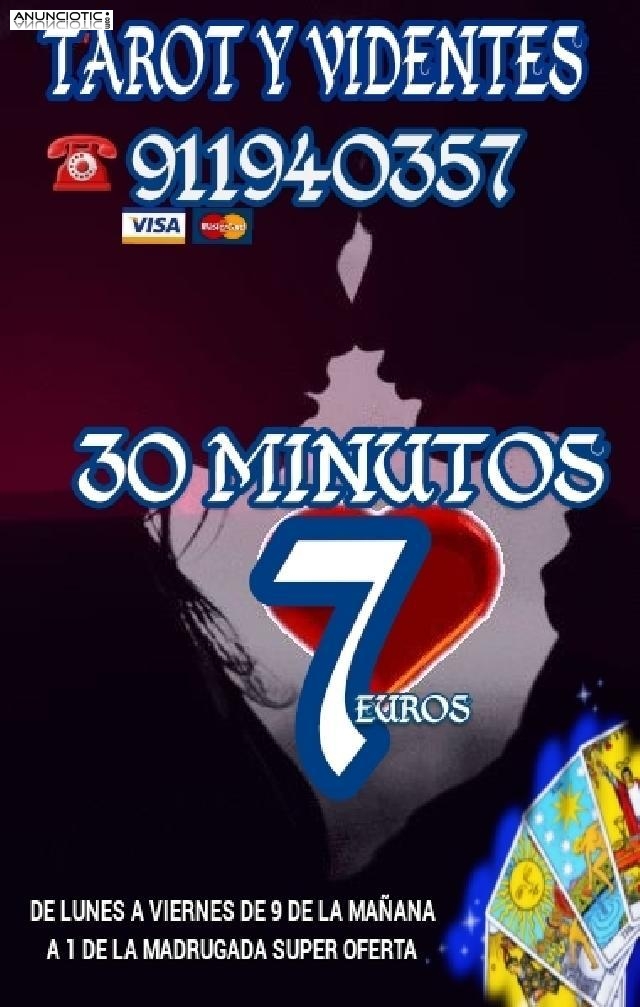 30 minutos 7� tarot y videncia telef&oacute;nico / oferta visa 