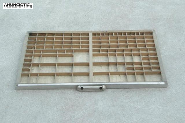 Caj&oacute;n de imprenta. A&ntilde;os 50