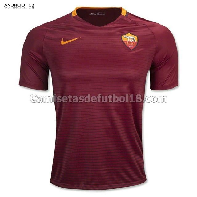 nueva primera equipaci&oacute;n as roma 2016-2017