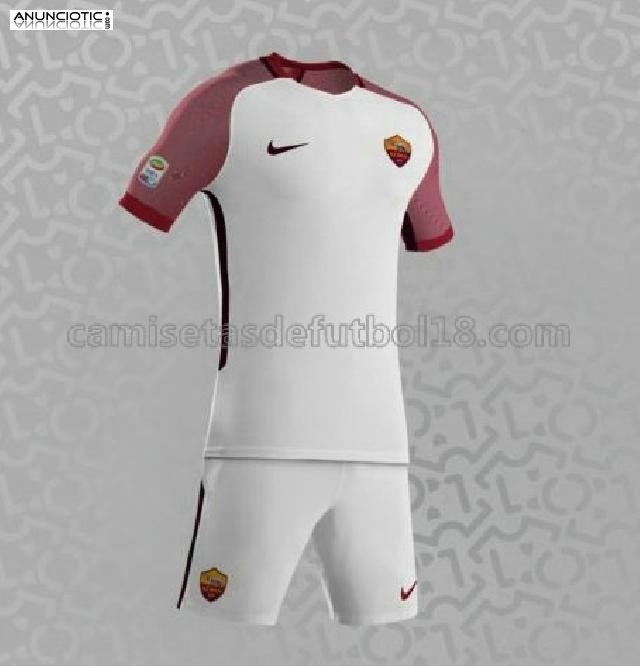 nueva primera equipaci&oacute;n as roma 2017