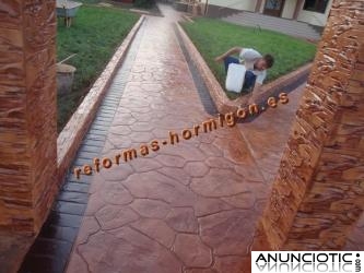 HORMIG&Oacute;N IMPRESO � DECORACION PAVIMENTOS HORMIGON IMPRESO