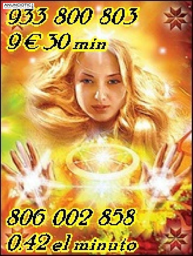 Tarot econ&oacute;mico 806 -002-858 - 0,42/0,79 cm y visa 933 800 803