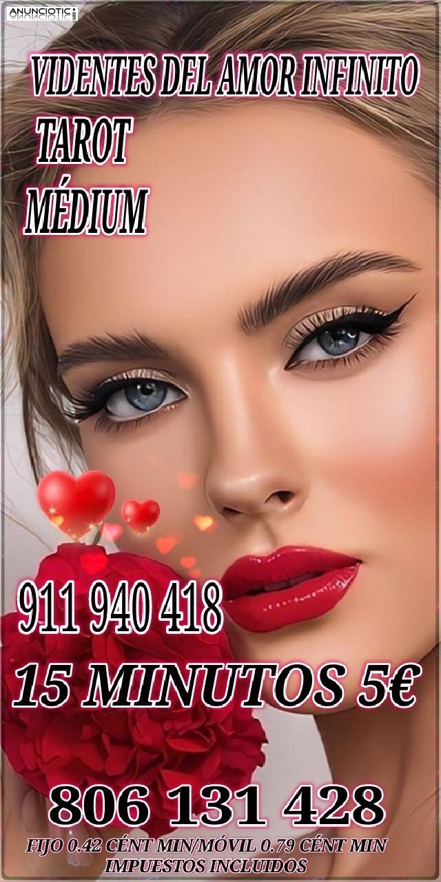 Amor infinito tarot y videntes 15 minutos 5� econ&oacute;mico 