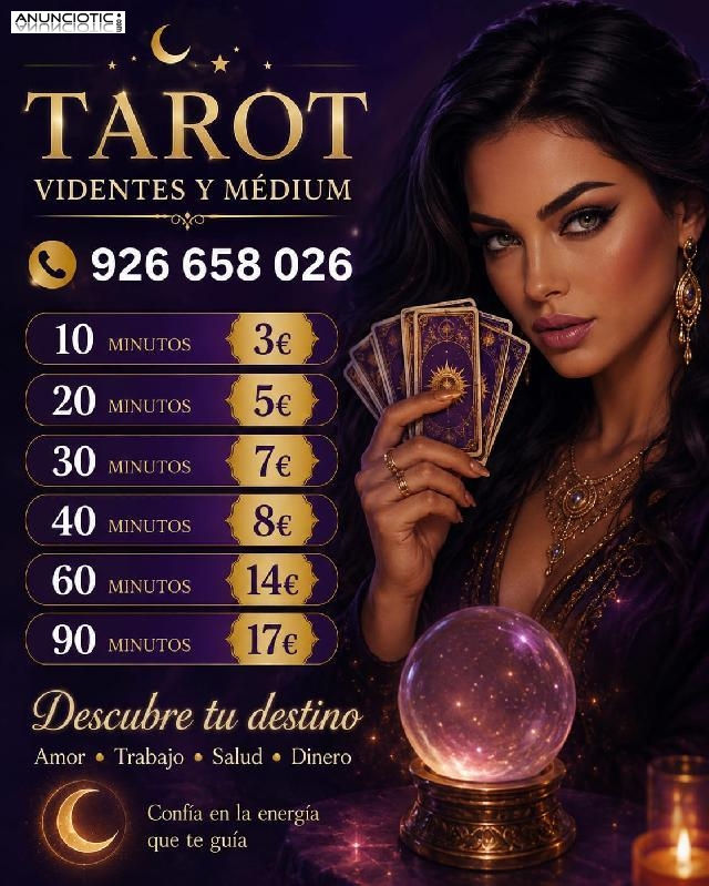 Lecturas de tarot y videncia realizadas por tarotistas videntes y m&eacute;diums 