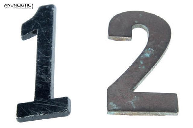Numeros antiguos matr&iacute;cula.