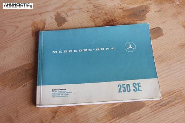 Mercedes. Libro instrucciones.