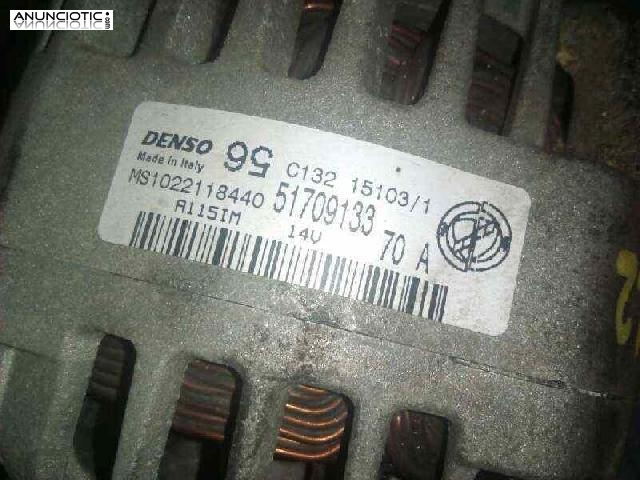 Alternador 51709133 de fiat 