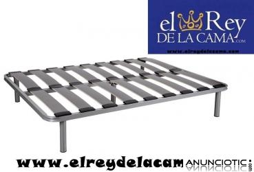 Colch&oacute;n visco+somier fijo con patas de REGALO.