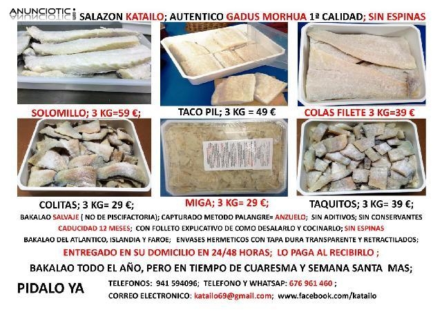 Gourmet-, el mejor bacalao en salazon  en espa&ntilde;a
