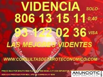 consultas de tarot - economico - barato - videncia 806131511 0,41Y VISA DESE 6� 931220236