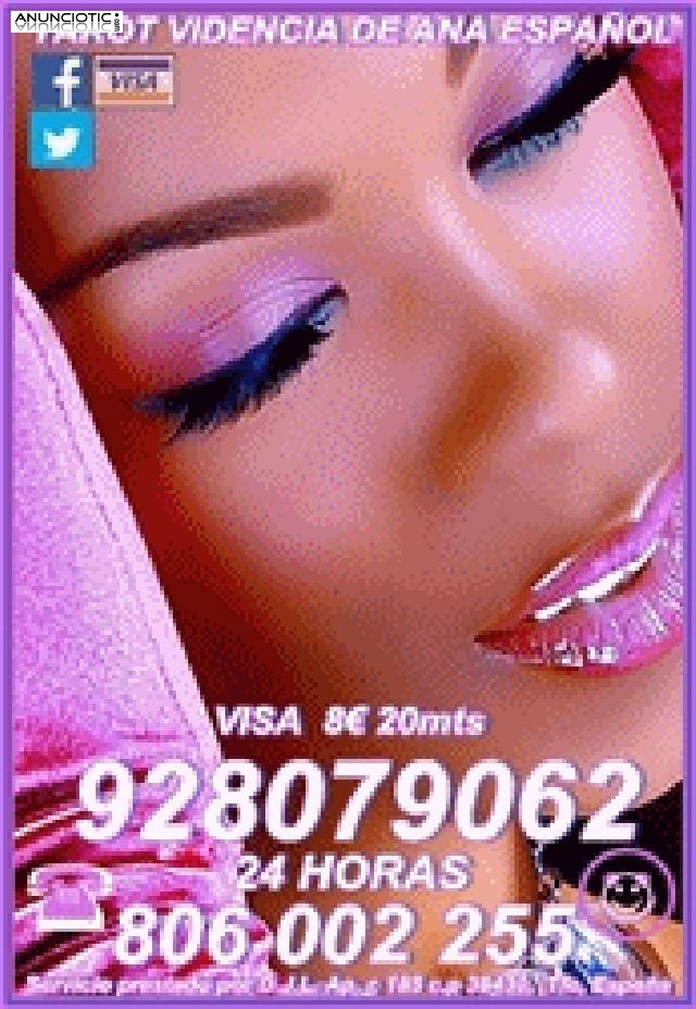 Videntes  unidos Ana por solo 0,42 cm mto  al 806 002 255 el tarot m&aacute;s econ